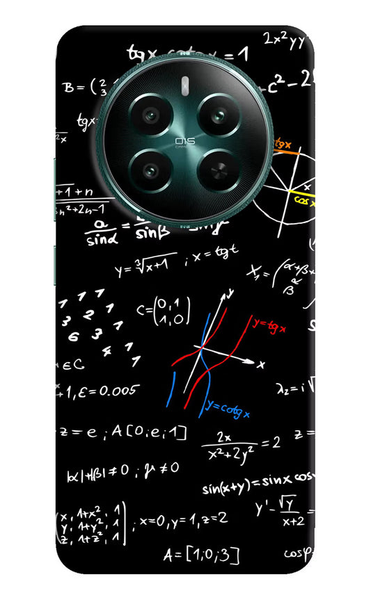 Mathematics Formula Realme 12+ 5G Hard Case Back Cover by Casekaro