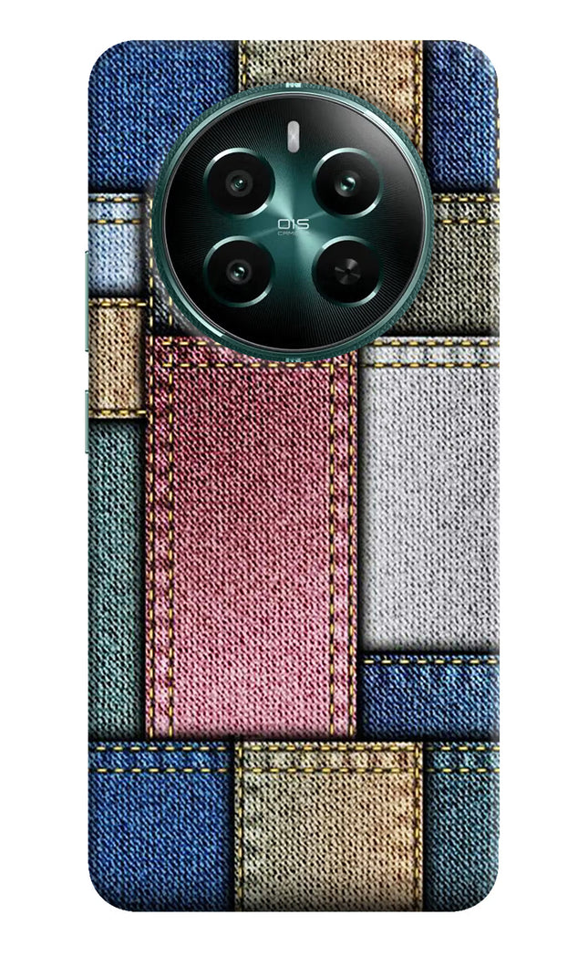 Multicolor Jeans Realme 12+ 5G Hard Case Back Cover by Casekaro