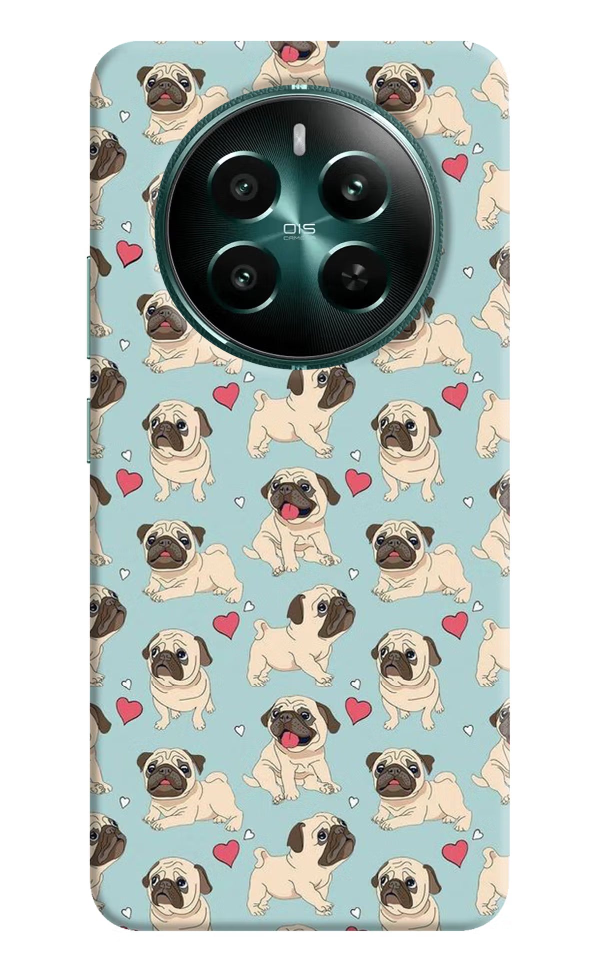 Pug Dog Realme 12+ 5G Hard Case Back Cover by Casekaro