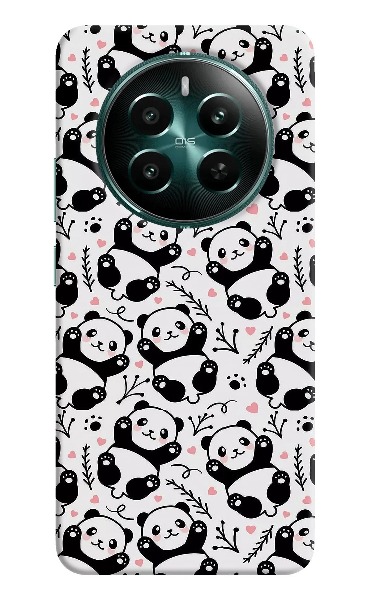 Cute Panda Realme 12+ 5G Back Cover