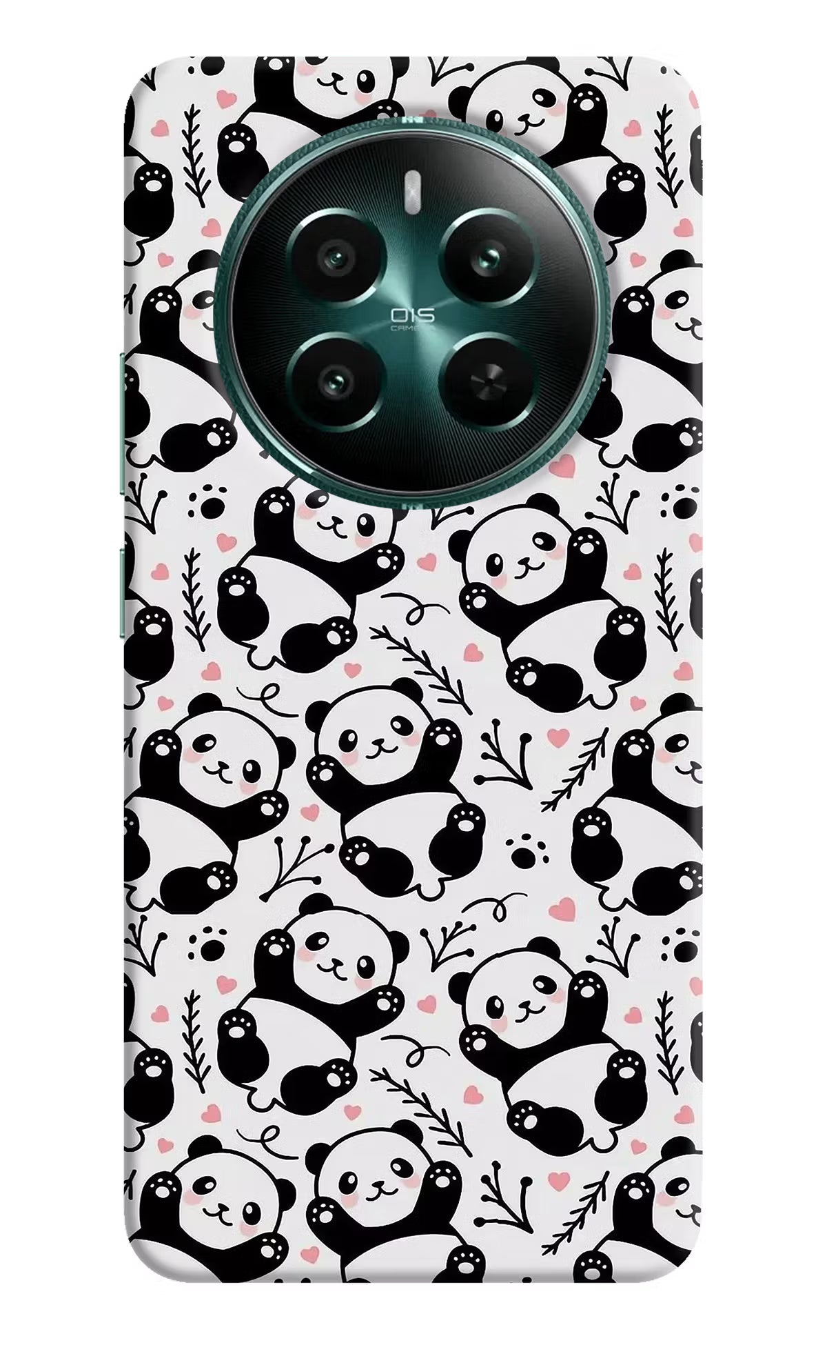 Cute Panda Realme 12+ 5G Hard Case Back Cover by Casekaro