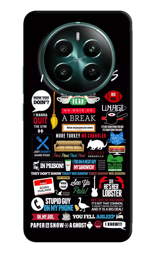FRIENDS Realme 12+ 5G Hard Case Back Cover by Casekaro