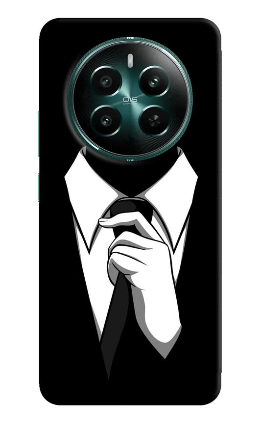 Black Tie Realme 12+ 5G Hard Case Back Cover by Casekaro