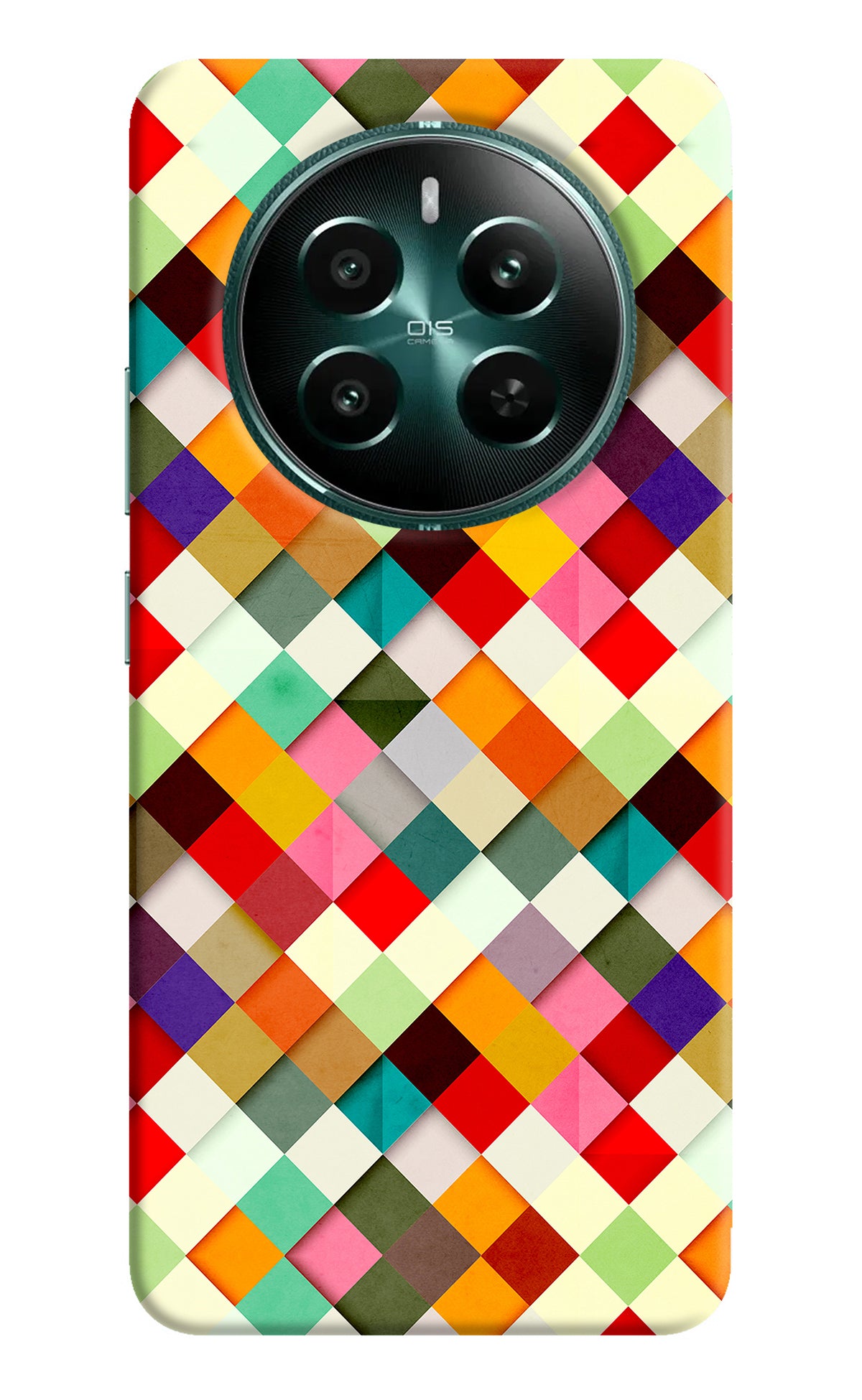 Geometric Abstract Colorful Realme 12+ 5G Back Cover