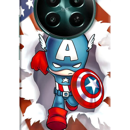 Captain America Realme 12+ 5G Hard Case Back Cover by Casekaro