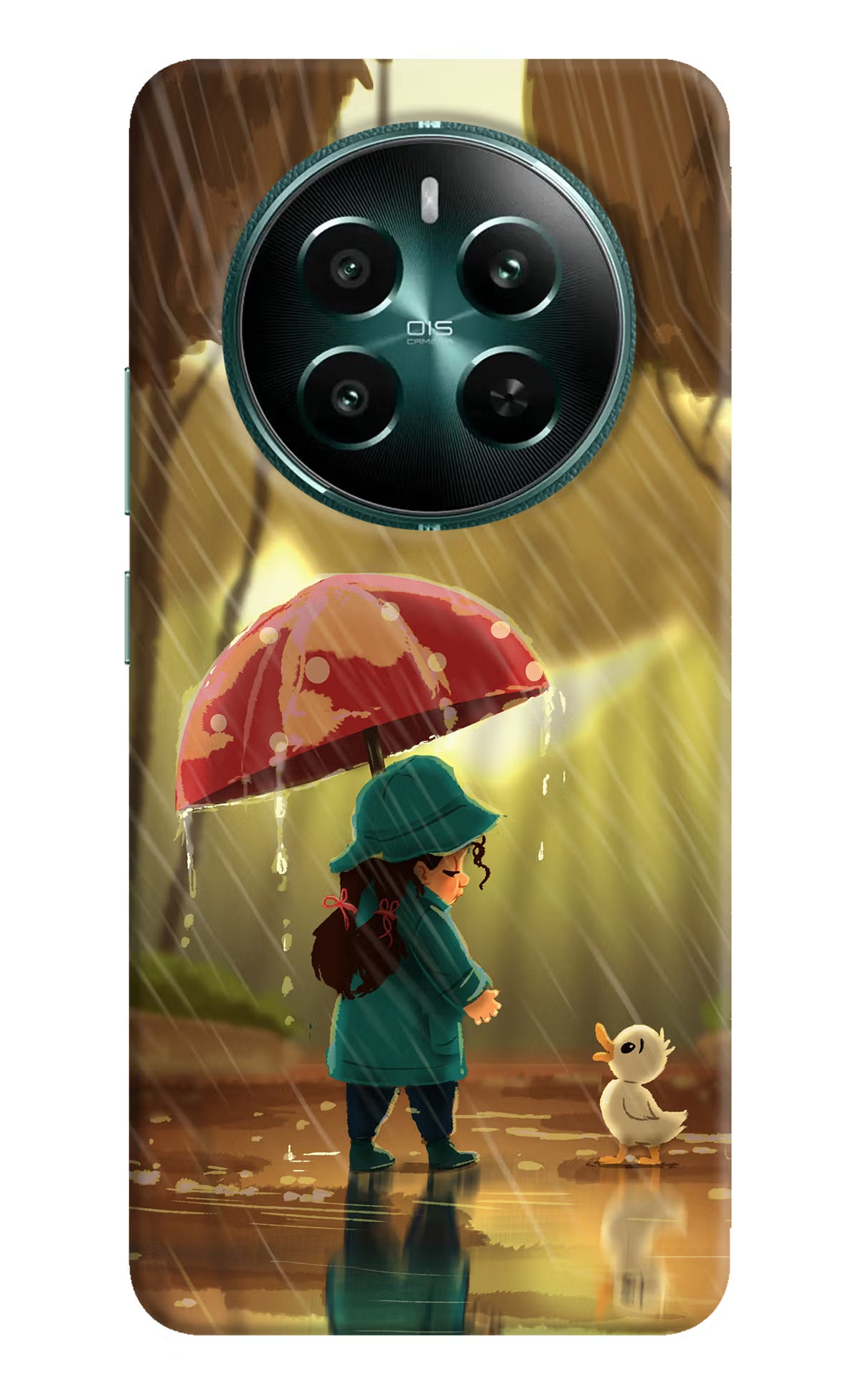 Rainy Day Realme 12+ 5G Hard Case Back Cover by Casekaro