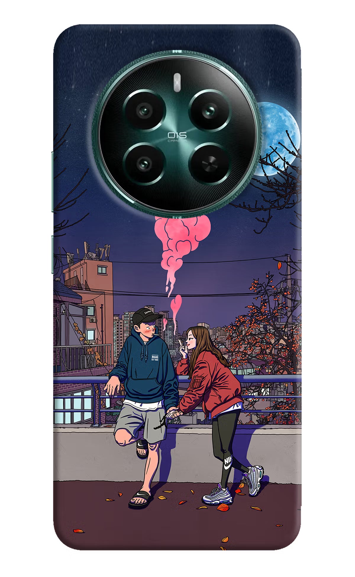 Chilling Couple Realme 12+ 5G Hard Case Back Cover by Casekaro
