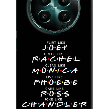 FRIENDS Character Realme 12+ 5G Hard Case Back Cover by Casekaro