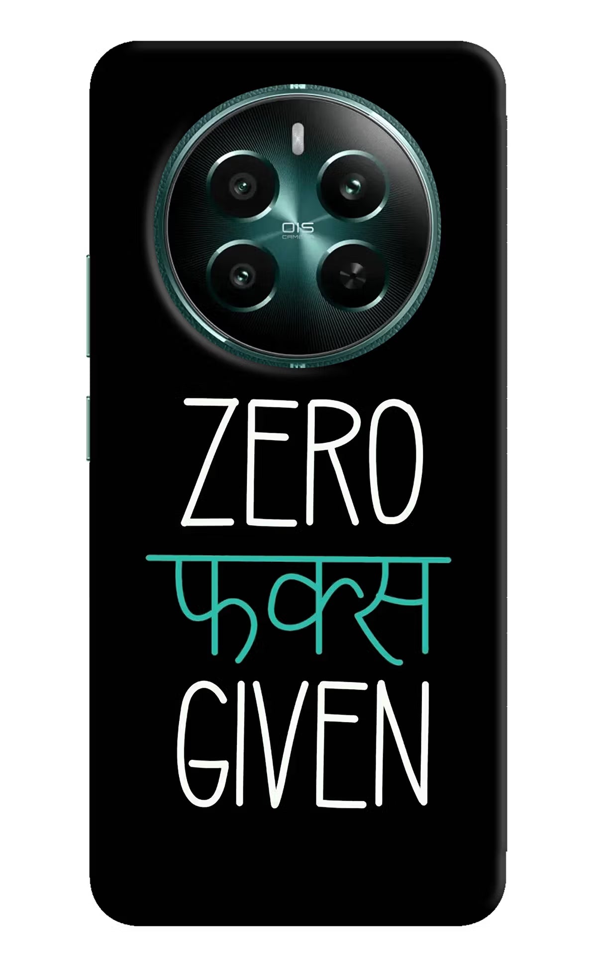Zero Fucks Given Realme 12+ 5G Hard Case Back Cover by Casekaro