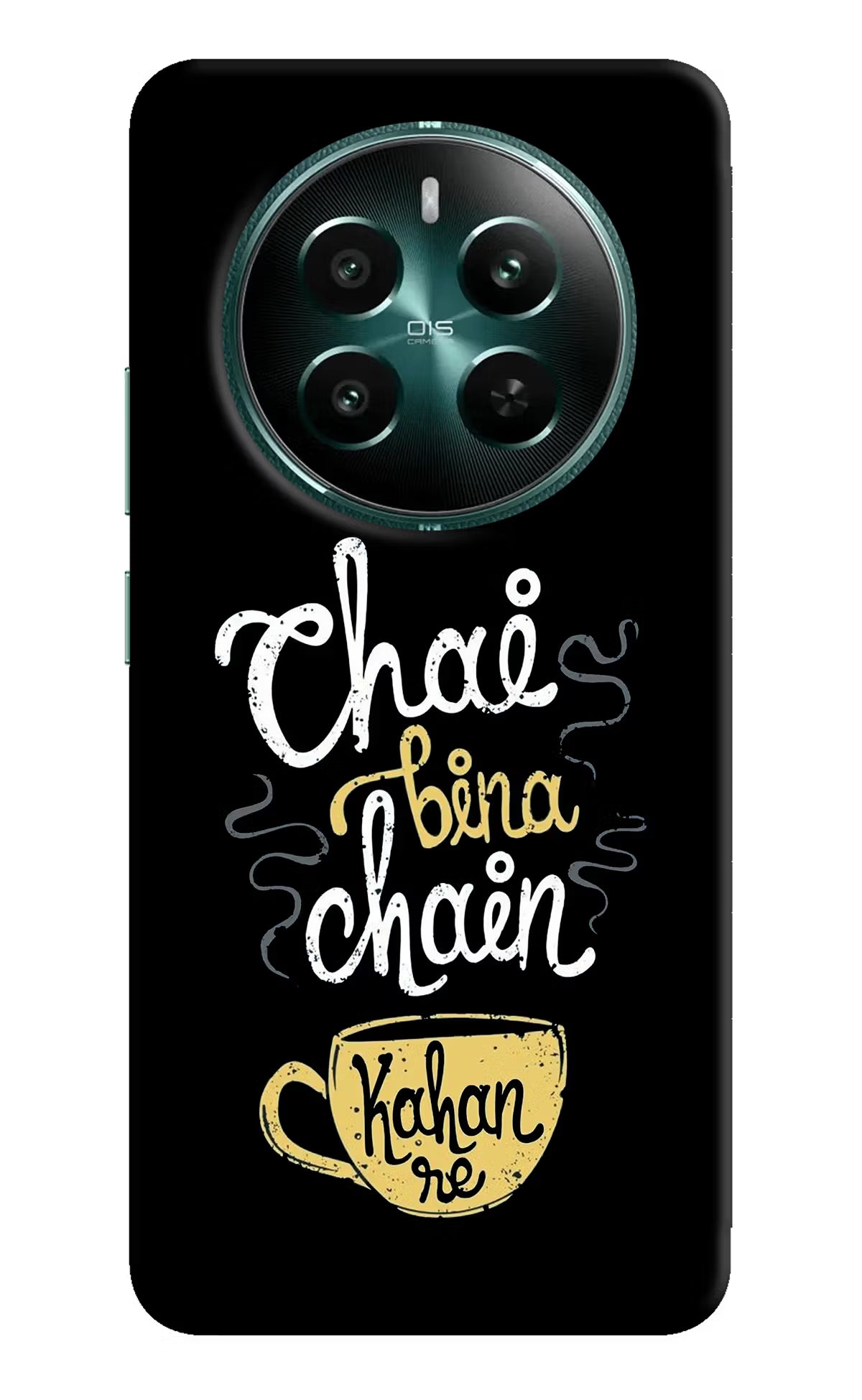 Chai Bina Chain Kaha Re Realme 12+ 5G Hard Case Back Cover by Casekaro