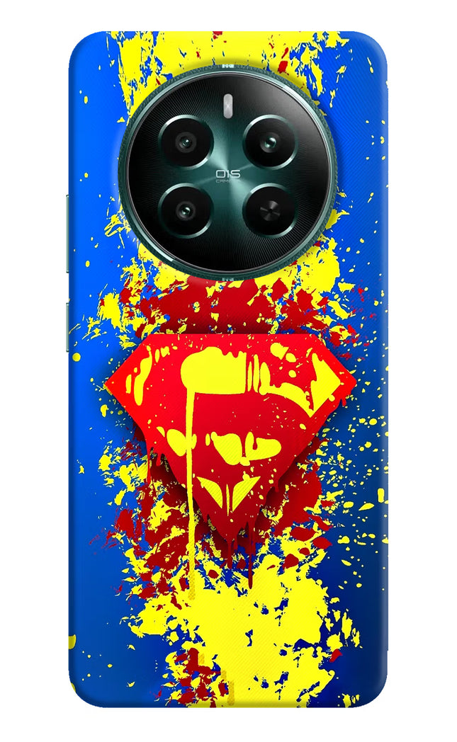 Superman logo Realme 12+ 5G Hard Case Back Cover by Casekaro