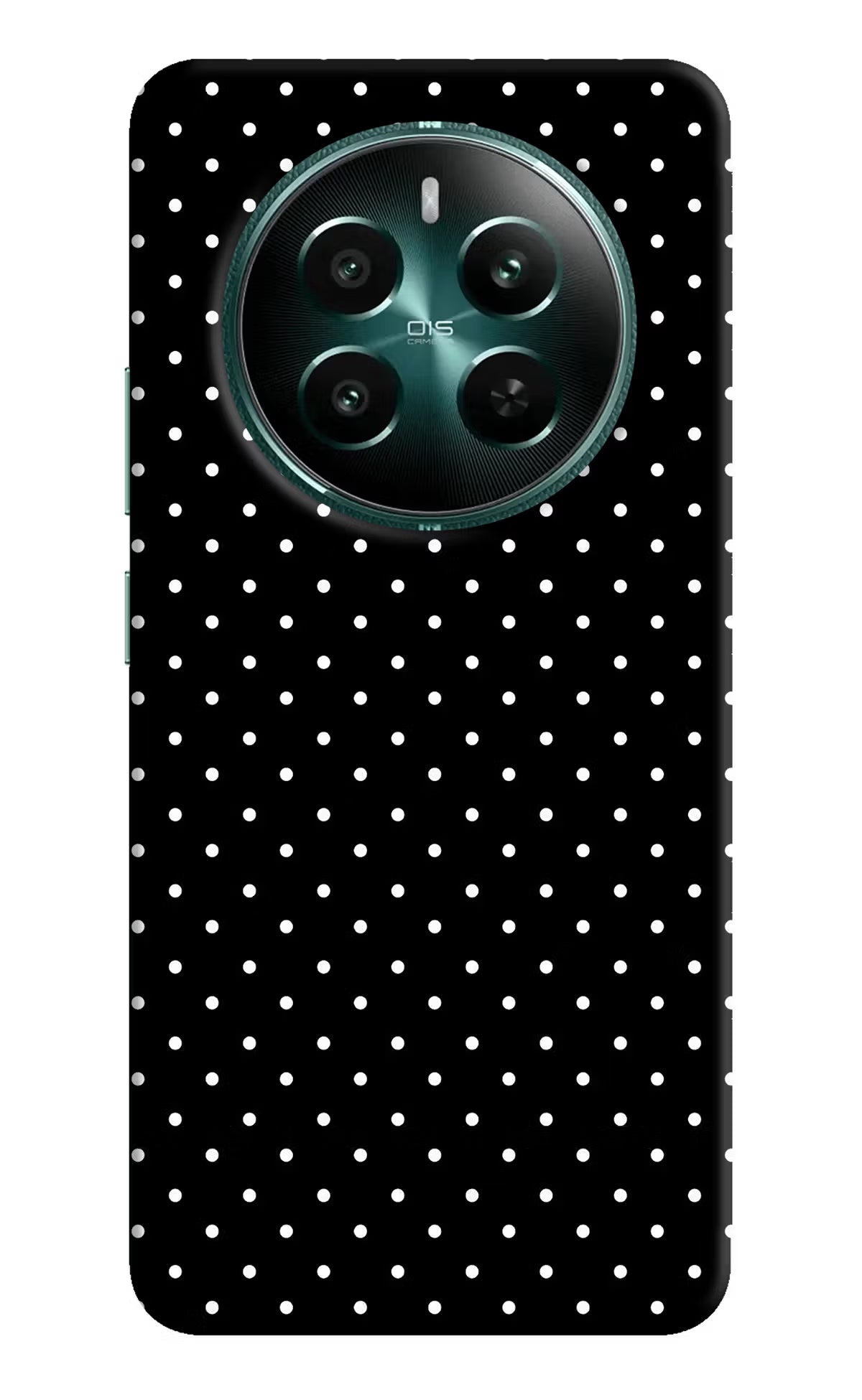 White Dots Realme 12+ 5G Hard Case Back Cover by Casekaro