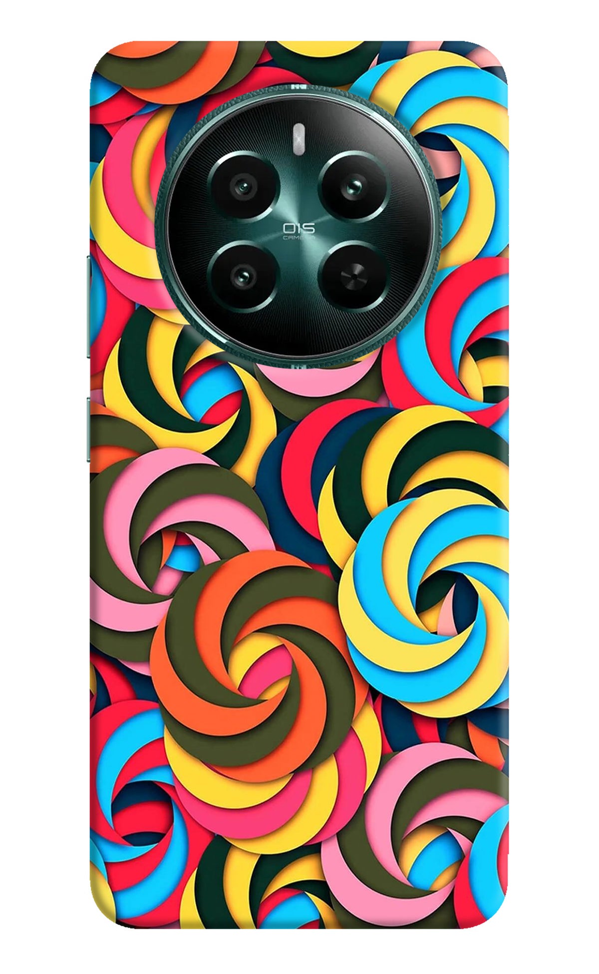 Spiral Pattern Realme 12+ 5G Back Cover