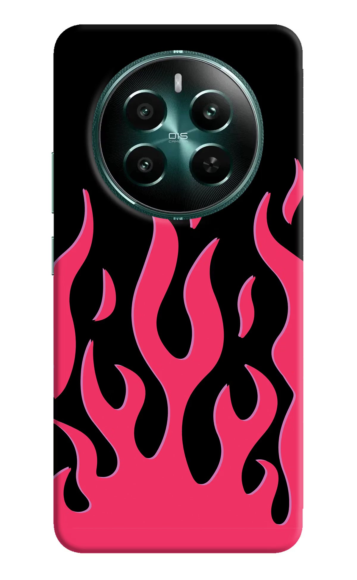Fire Flames Realme 12+ 5G Hard Case Back Cover by Casekaro