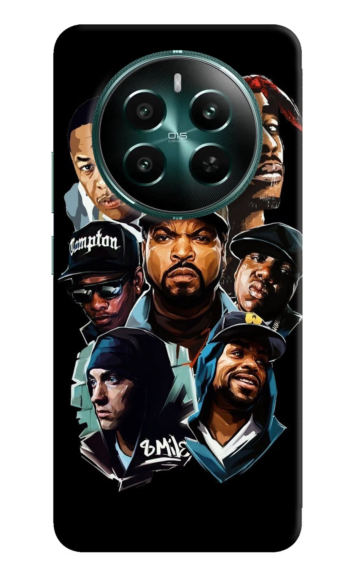 Rappers Realme 12+ 5G Hard Case Back Cover by Casekaro