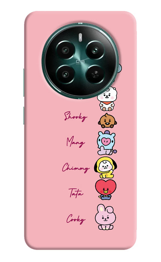 BTS names Realme 12+ 5G Hard Case Back Cover by Casekaro