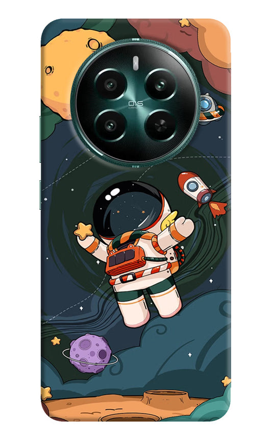 Cartoon Astronaut Realme 12+ 5G Hard Case Back Cover by Casekaro