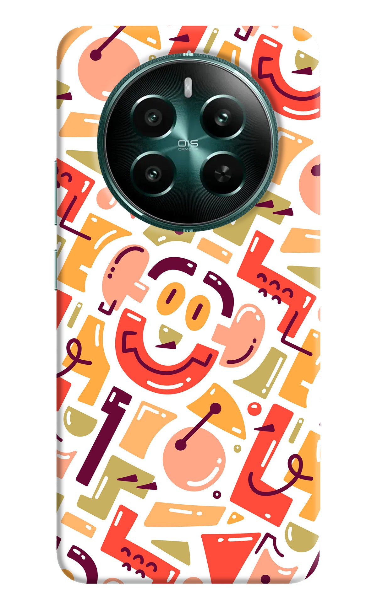 Doodle Pattern Realme 12+ 5G Back Cover