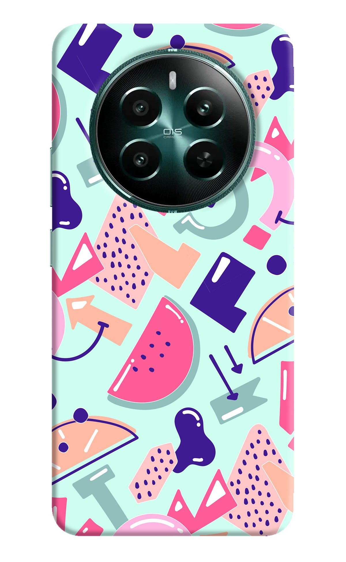 Doodle Pattern Realme 12+ 5G Back Cover