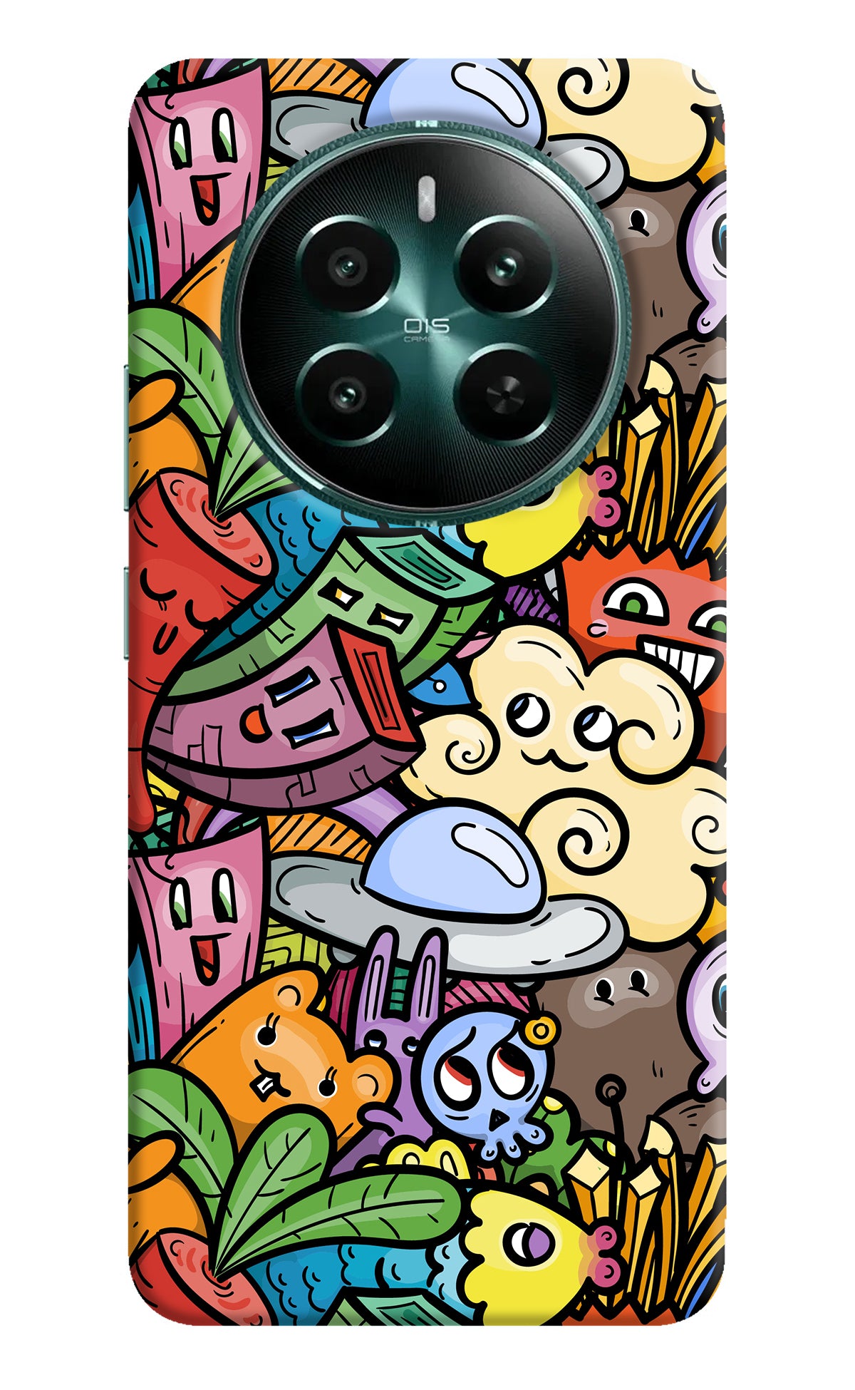 Veggie Doodle Realme 12+ 5G Back Cover