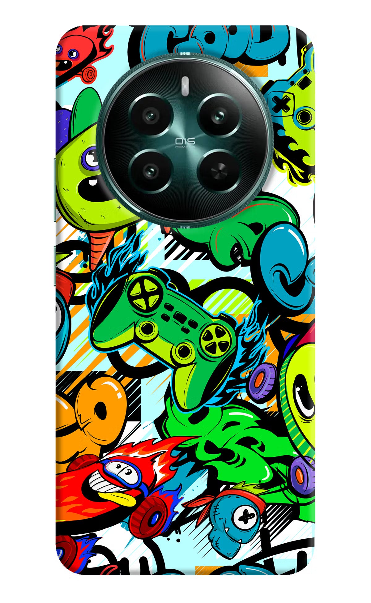 Game Doodle Realme 12+ 5G Hard Case Back Cover by Casekaro