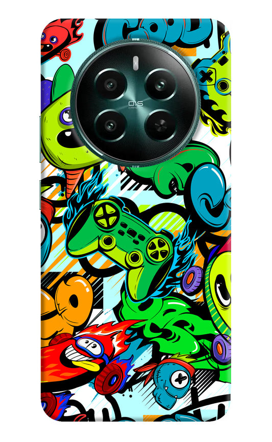 Game Doodle Realme 12+ 5G Hard Case Back Cover by Casekaro