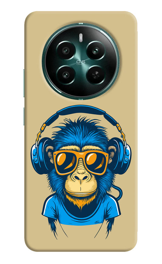 Monkey Headphone Realme 12+ 5G Hard Case Back Cover by Casekaro