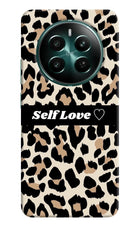 Leopard Print Self Love Realme 12+ 5G Hard Case Back Cover by Casekaro