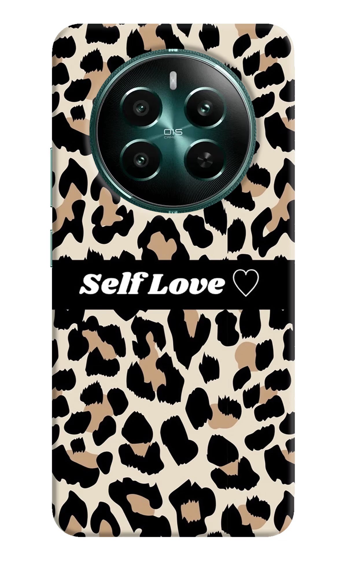 Leopard Print Self Love Realme 12+ 5G Hard Case Back Cover by Casekaro