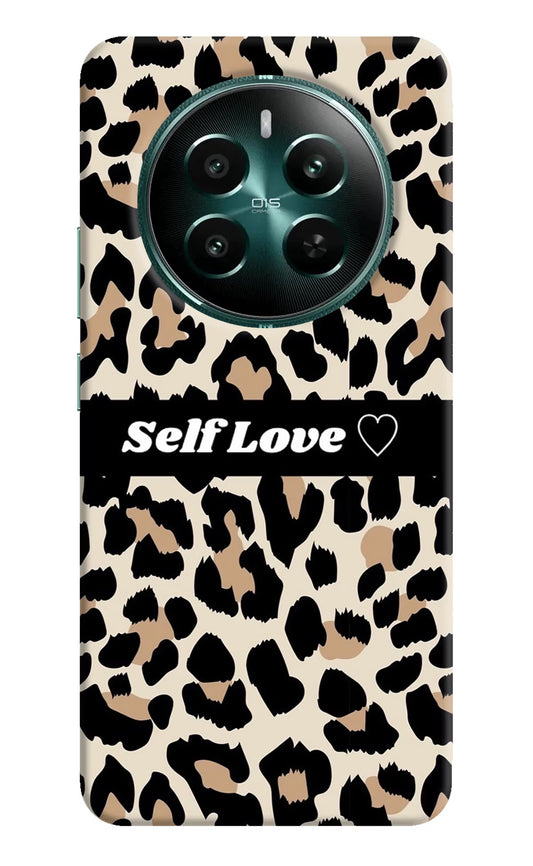 Leopard Print Self Love Realme 12+ 5G Hard Case Back Cover by Casekaro
