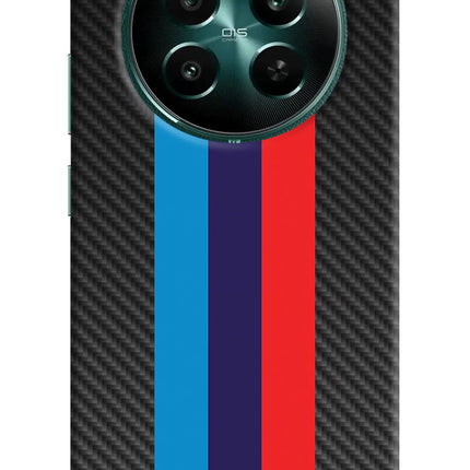 BMW Stripes Pattern Realme 12+ 5G Hard Case Back Cover by Casekaro