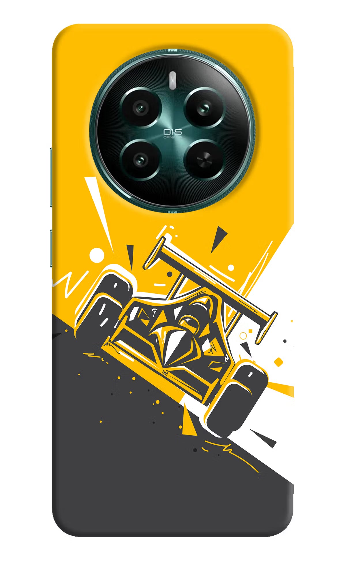 Track King Realme 12+ 5G Hard Case Back Cover by Casekaro