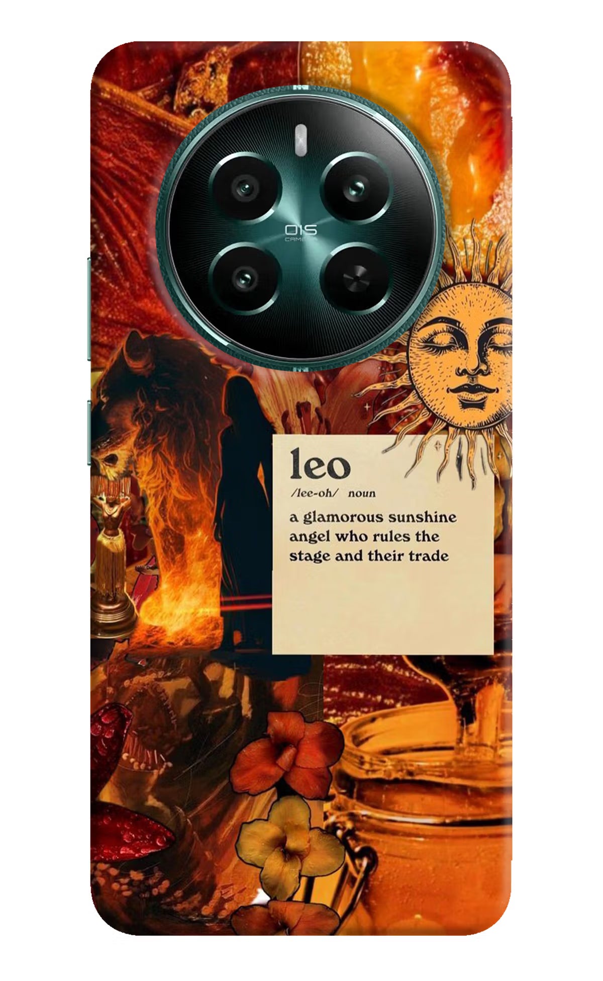 Leo Zodiac Realme 12+ 5G Hard Case Back Cover by Casekaro