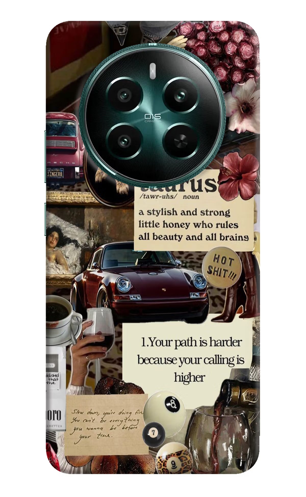 Taurus Zodiac Realme 12+ 5G Hard Case Back Cover by Casekaro