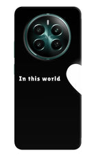 This World Realme 12+ 5G Hard Case Back Cover by Casekaro
