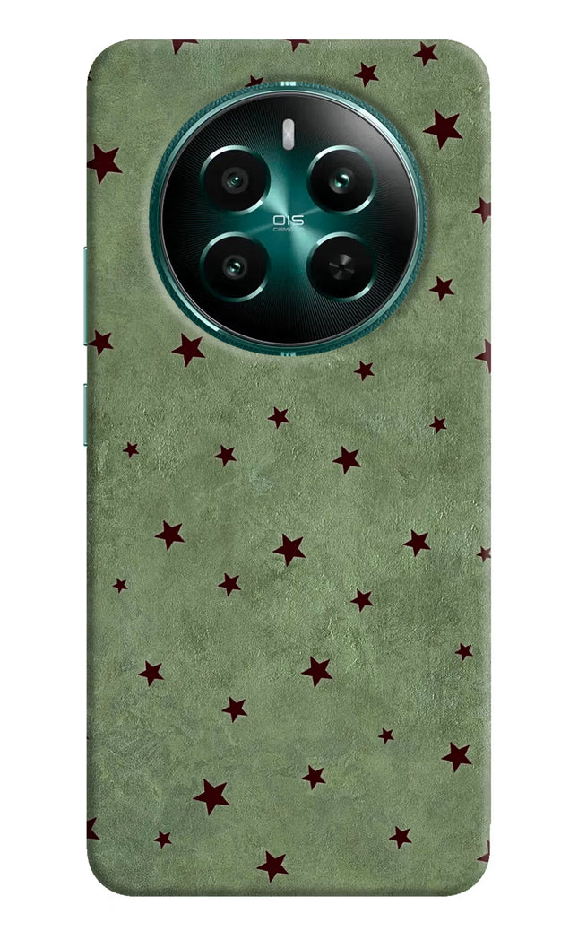 Green Stars Realme 12+ 5G Hard Case Back Cover by Casekaro