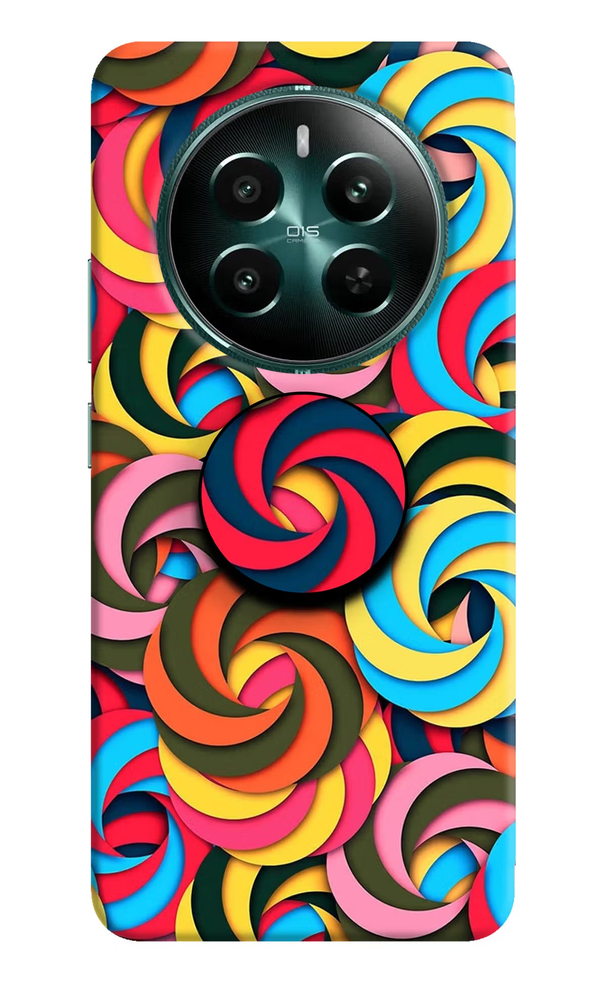 Spiral Pattern Realme 12+ 5G Pop Case by Casekaro