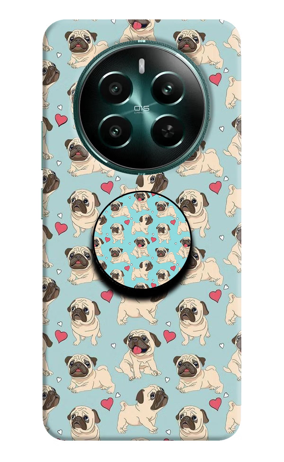 Pug Dog Realme 12+ 5G Pop Case by Casekaro