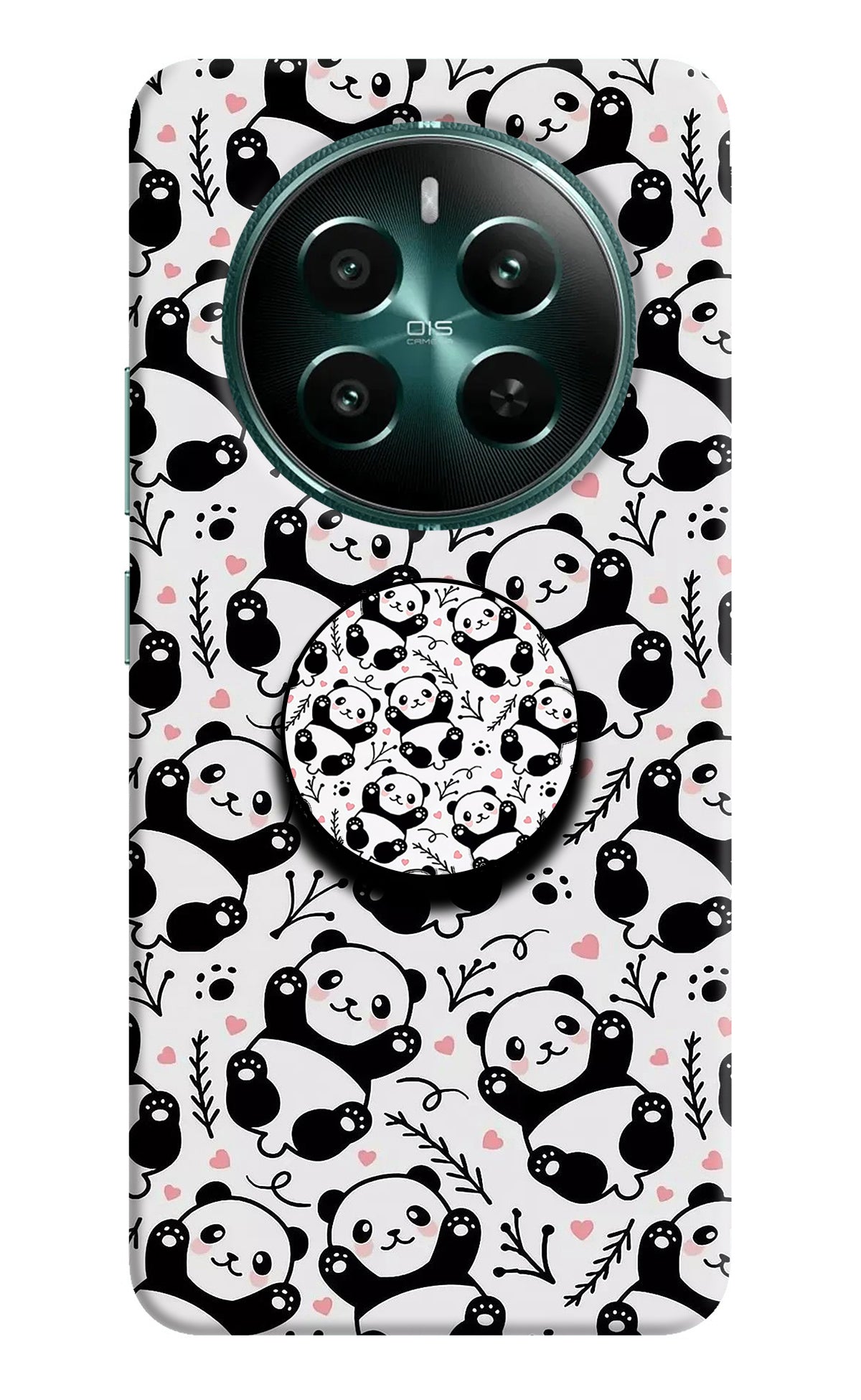 Cute Panda Realme 12+ 5G Pop Case