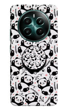 Cute Panda Realme 12+ 5G Pop Case by Casekaro