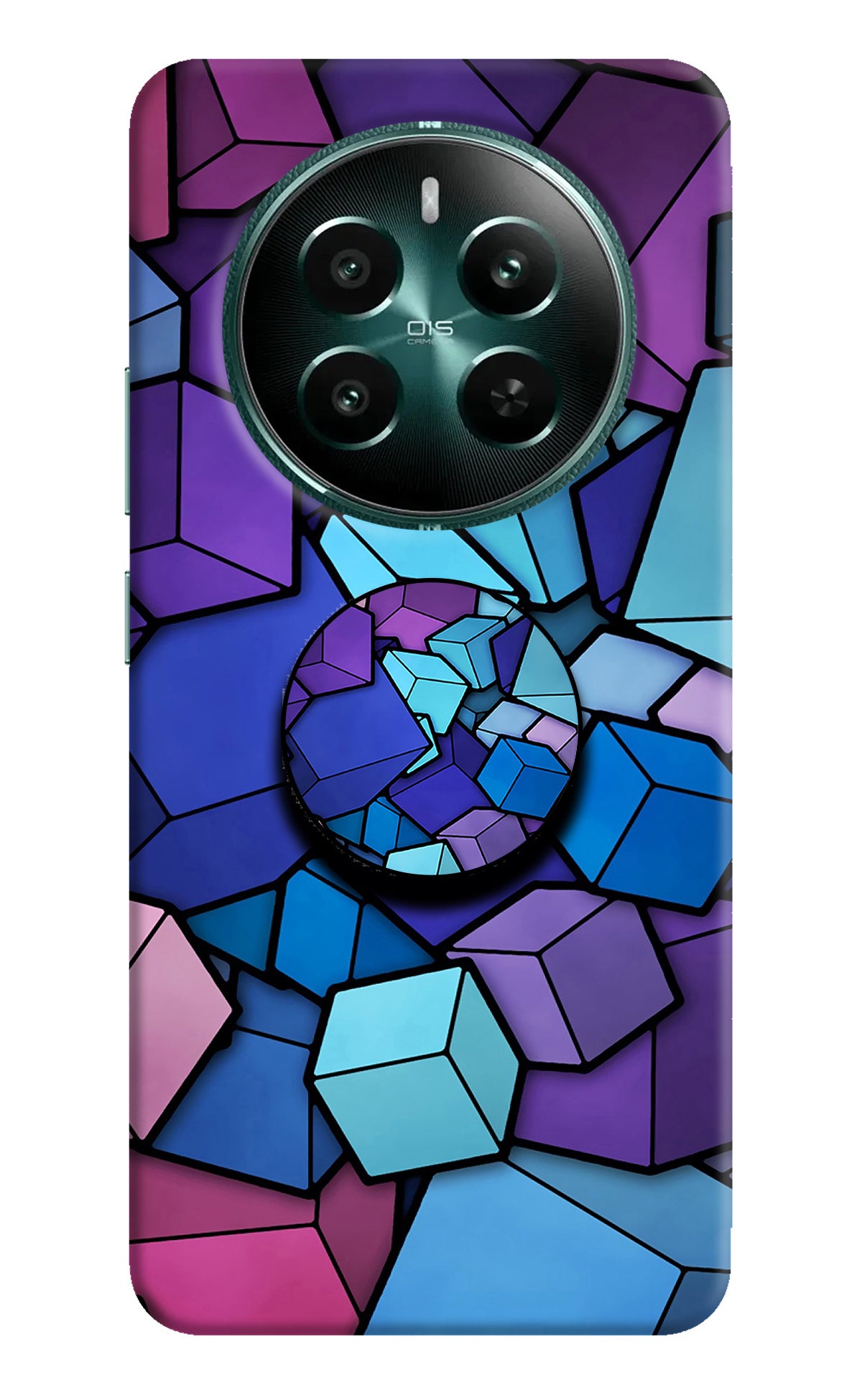 Cubic Abstract Realme 12+ 5G Pop Case