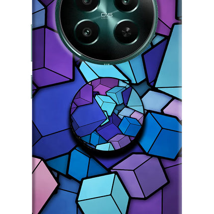 Cubic Abstract Realme 12+ 5G Pop Case by Casekaro
