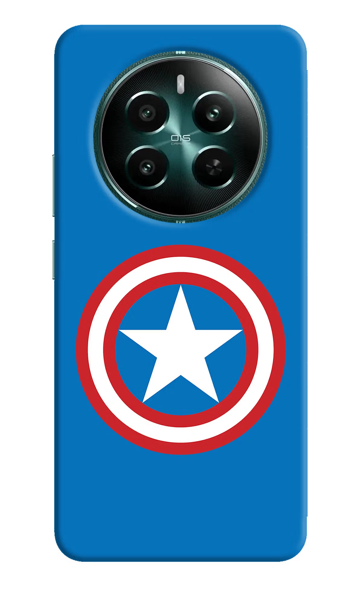 Captain America Logo Realme P1 5G Hard Case Back Cover by Casekaro
