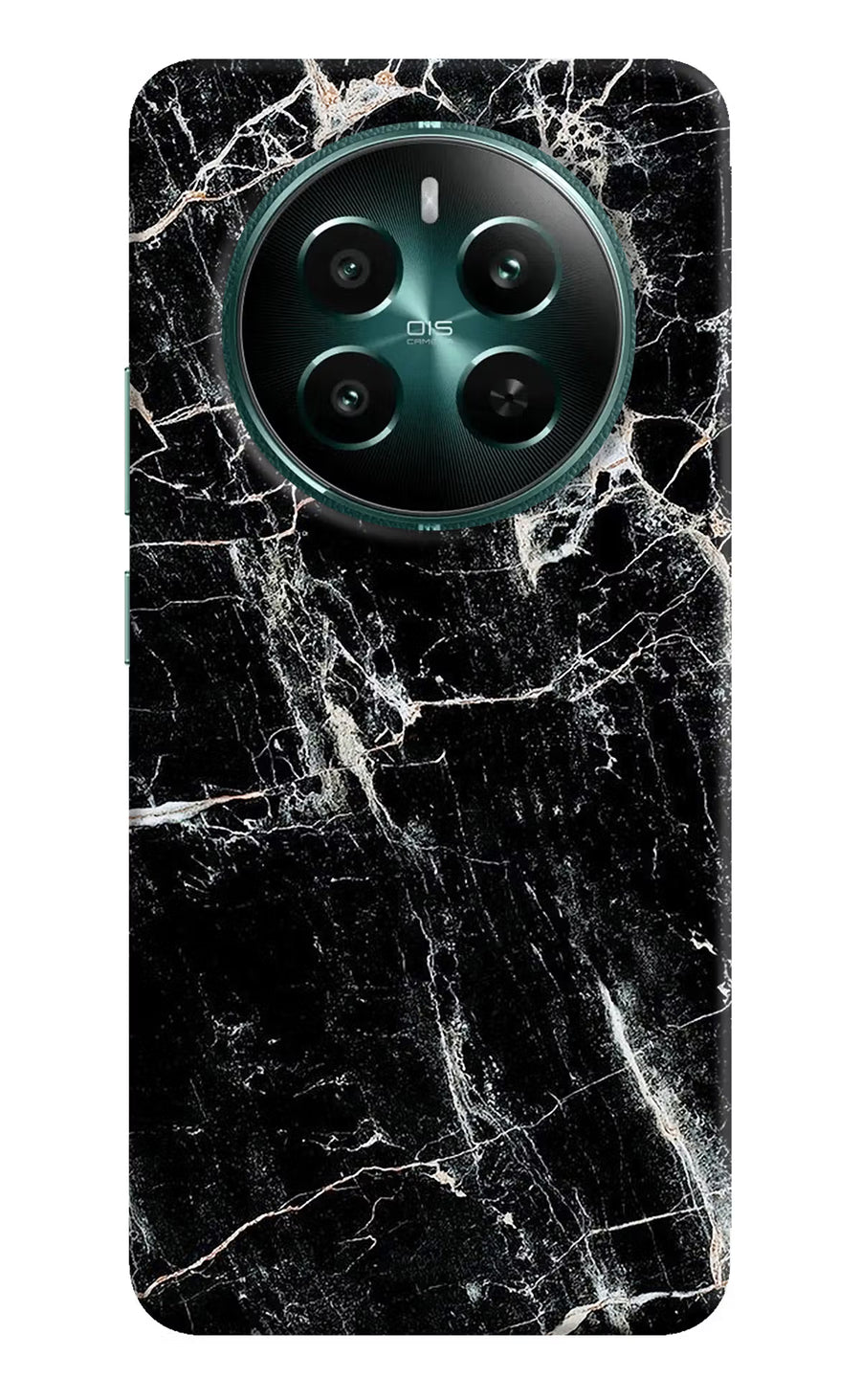 Black Marble Texture Realme P1 5G Back Cover, Hard case