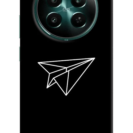 Paper Plane White Realme P1 5G Hard Case Back Cover by Casekaro