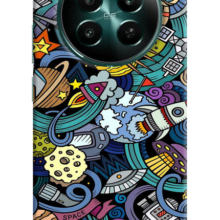 Space Abstract Realme P1 5G Hard Case Back Cover by Casekaro