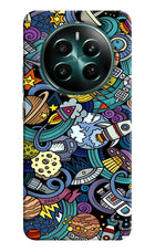 Space Abstract Realme P1 5G Hard Case Back Cover by Casekaro