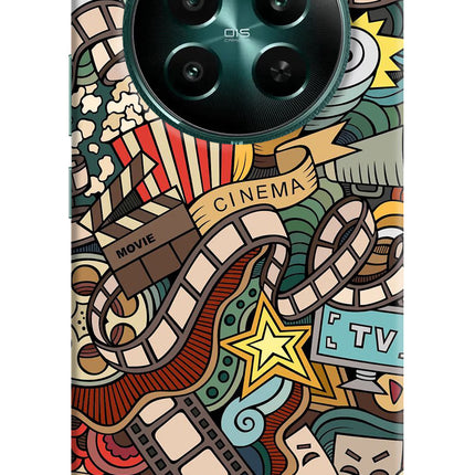 Cinema Abstract Realme P1 5G Hard Case Back Cover by Casekaro