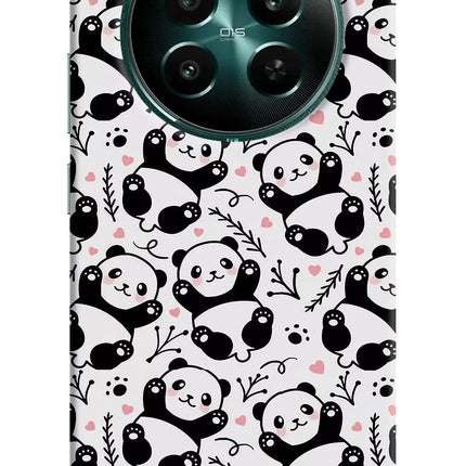 Cute Panda Realme P1 5G Hard Case Back Cover by Casekaro