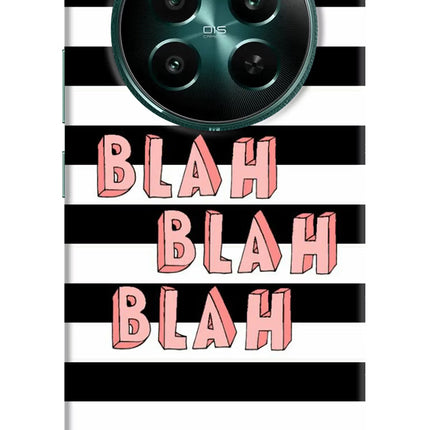 Blah Blah Blah Realme P1 5G Hard Case Back Cover by Casekaro